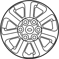 OEM Hyundai Entourage Wheel Hub Cap Assembly - 52960-4J200