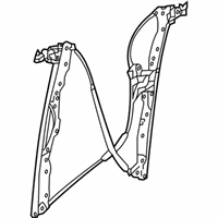 OEM 2018 Nissan Titan XD Regulator Assy-Door Window, LH - 80721-EZ00A