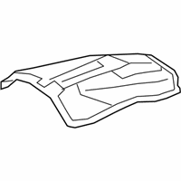 OEM BMW X5 Heat Insulation, Tunnel - 51-48-7-158-416