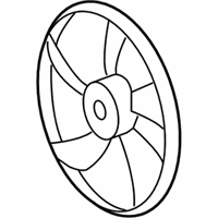 OEM 2011 Lexus LS460 Fan - 16361-38030