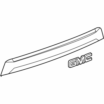 OEM GMC Yukon XL APPLIQUE-RR CLSR CTR *NITRIDR CHRMM - 84735888