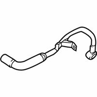 OEM BMW 650i Gran Coupe Cooling System Turbocharger Return Hose - 11-53-7-615-492