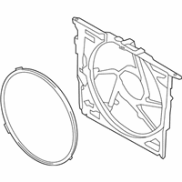 OEM BMW M6 Fan Shroud - 17-42-2-283-924