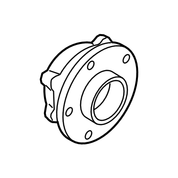 OEM 2021 BMW M3 WHEEL HUB WITH BEARING, FRON - 31-10-8-095-643