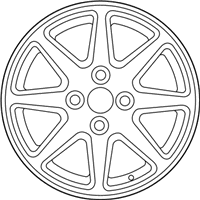 OEM 2002 Toyota Prius Wheel, Alloy - 42611-47030