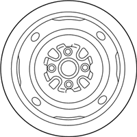 OEM 1995 Toyota Tercel Wheel, Spare - 42611-10322