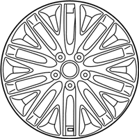 OEM 2015 Infiniti Q70L Aluminum Wheel - D0C00-1PM3A