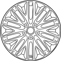 OEM 2018 Infiniti Q70L Aluminum Wheel - D0C00-1PM3A