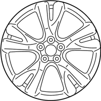 OEM Infiniti Q70L Aluminum Wheel - D0CMM-1A37A