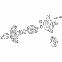 OEM Lexus GX460 Alternator Assembly With Regulator - 27060-38080