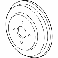 OEM Chevrolet Drum-Rear Brake - 10388690