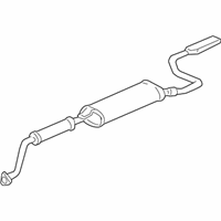 OEM Honda Muffler, Exhuast - 18307-TK8-A03