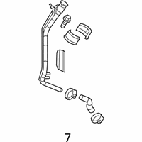 OEM Chevrolet Cruze Limited Filler Pipe - 13351225