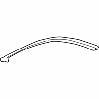 OEM Buick Century Molding Asm-Front Side Door Window Upper Reveal-RH *W/Bright - 10350756