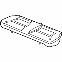 OEM 2005 Honda Civic Pad & Frame, Rear Seat Cushion - 82132-S5P-A02