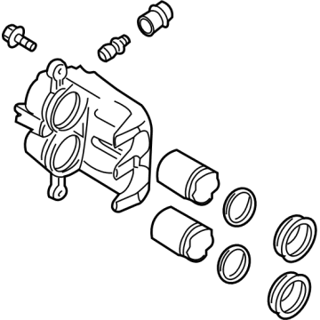 OEM 2016 Nissan Frontier CALIPER Assembly-Front RH, W/O Pads Or SHIMS - 41001-ZP42A