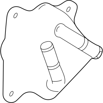 OEM Lexus NX450h+ Cooler Assy, Oil - 15710-25010