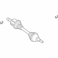 OEM 2017 Ford Focus Axle Assembly - CM5Z-3B436-A