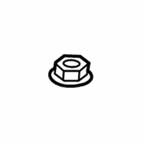 OEM 2019 Toyota C-HR Control Arm Nut - 90178W0045