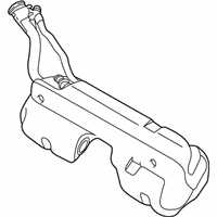 OEM 2006 BMW Z4 Plastic Fuel Tank With Left Sensor - 16-11-7-167-327