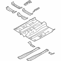 OEM 2017 Lincoln Continental Front Floor Pan - G3GZ-5411135-B