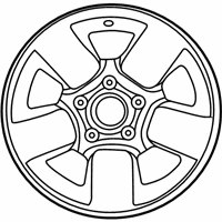OEM 2002 Jeep Grand Cherokee Wheel Aluminum - 5HU03MA8AA