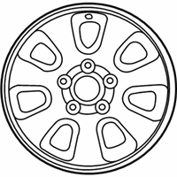 OEM 2002 Jeep Grand Cherokee Wheel-Aluminum - 5HE38TAEAA