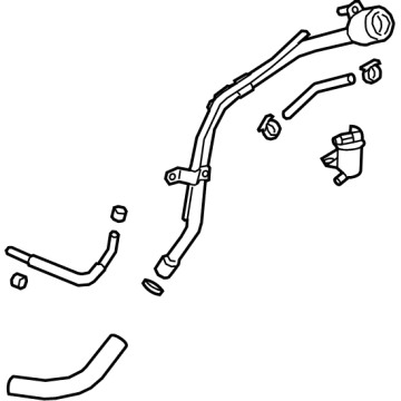 OEM 2021 Hyundai Santa Fe Filler Neck Assembly-Fuel - 31030-CL500