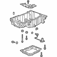 OEM 2019 Chevrolet Camaro Upper Oil Pan - 25202732
