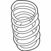 OEM 2002 Chrysler Sebring Rear Coil Spring - MR589085
