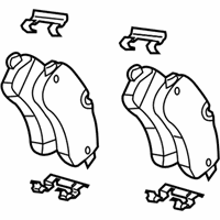 OEM 2007 Dodge Sprinter 3500 Disc Brake Pad Set Front - 68006734AA