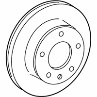 OEM 2008 Dodge Sprinter 3500 Brake Rotor - 68006716AA