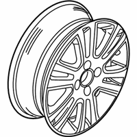 OEM Ford Focus Wheel, Alloy - AS4Z-1007-B