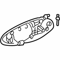 OEM Kia Optima Front Door Outside Handle Assembly, Right - 826603C021XX