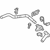 OEM 2020 Toyota Camry By-Pass Hose - 16261-F0012