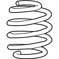 OEM 2018 GMC Terrain Coil Spring - 23335525