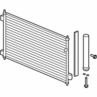 OEM 2012 Acura ZDX Condenser Assembly - 80110-SZN-A02