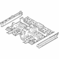 OEM Kia Soul Panel Assembly-Floor, Ctr - 65100K0000