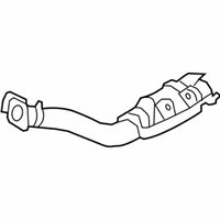 OEM 2019 Nissan Rogue Exhaust Tube Assembly Connect, Front - 20018-7FL0A