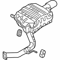 OEM Kia Sorento Rear Muffler Assembly - 28710C6210
