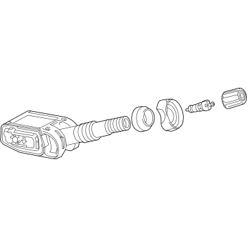 OEM Chevrolet Camaro Tire Pressure Sensor - 13540605