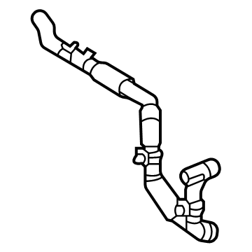 OEM 2022 Lexus LC500 Hose, Radiator To Reserve - 16567-31060