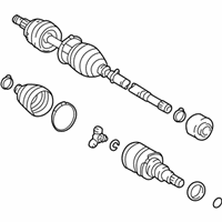 OEM 2003 Pontiac Vibe Cv Axle Shaft (W/Wheel Speed Sensor Ring) - 88969962