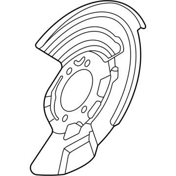 OEM 2021 Nissan Rogue Baffle Plate - 41151-6RA0A