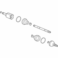 OEM Cadillac XTS SHAFT ASM-FRT WHL DRV HALF - 84628596