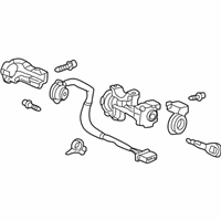 OEM 2001 Honda Accord Lock Assy., Steering - 35100-S84-A23