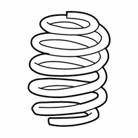 OEM Honda Passport Spring, Front Right - 51401-TGS-A03