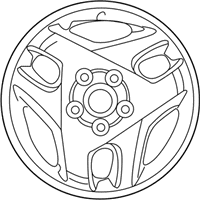 OEM 2000 Toyota RAV4 Wheel, Disc - 42611-42050