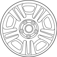 OEM 2000 Toyota RAV4 Spare Wheel - 42611-42090