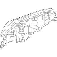 OEM 2020 Nissan Maxima Headlamp Assembly-Passenger Side - 26010-9DJ0B